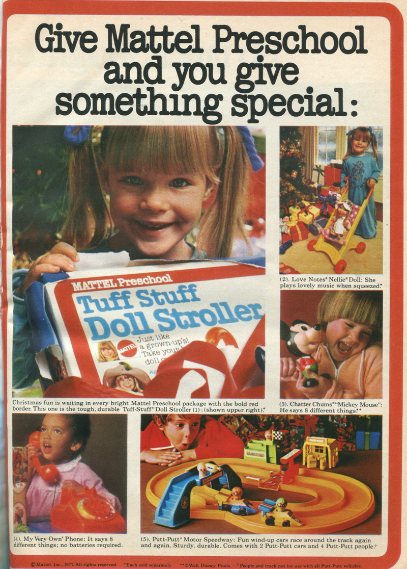 Illustration for article titled 12 Days of Christmas Presents Past:Â Adorable Toddlers Love a 'Tuff Stuff' Doll Stroller